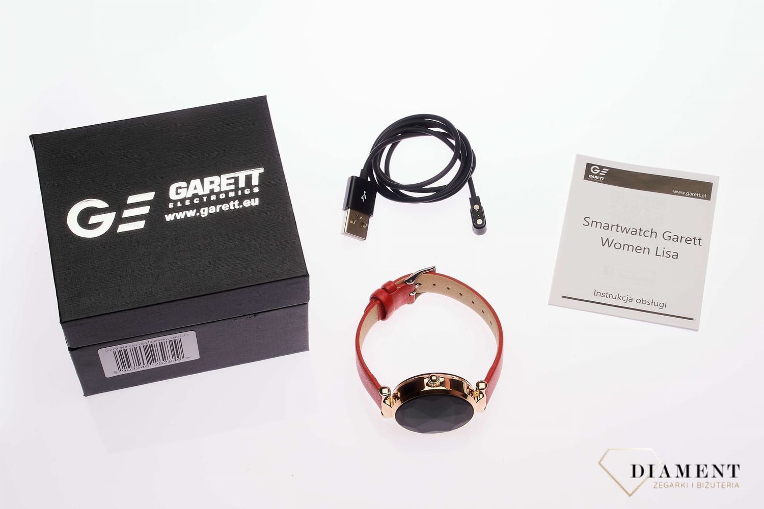 Smartwatch Garett Women Lisa Czerwono-złoty.jpg
